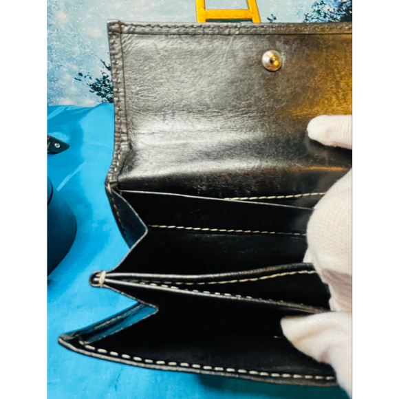 Women's Burberry Blue Label Plaid Wallet Tan/Black One Size - Picture 14 of 15